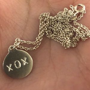 hellen ficalora Jewelry - Helen Ficalora XOX disk charm and fine chain hellen ficalora Jewelry - Helen Ficalora XOX disk charm and fine chain